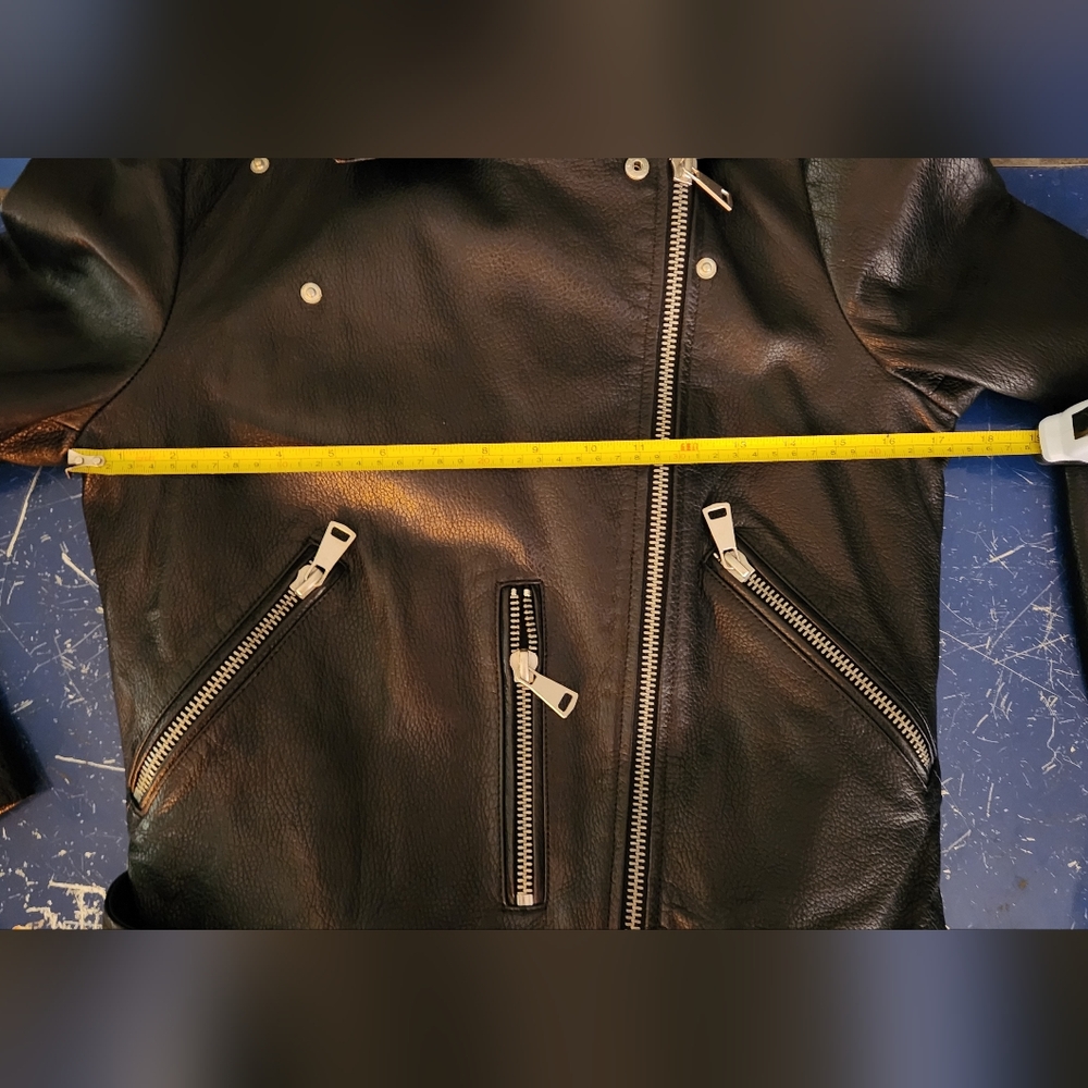 Bagatelle NYC Genuine Leather Black Motorcycle Jacket - Picture 7 of 7